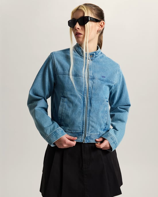 Premium Wmn Pomona Collarless Station Jacket - Image 3