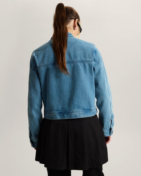 Premium Wmn Pomona Collarless Station Jacket - Image 4