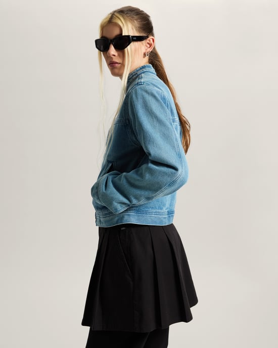 Premium Wmn Pomona Collarless Station Jacket - Image 5
