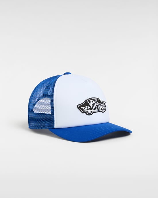 Classic Patch Curved Bill Trucker Hat - Image 1