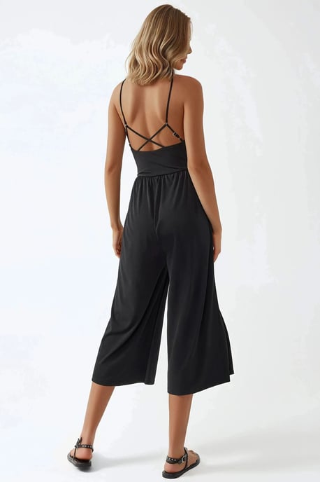 V-hals Basis Jumpsuit - Image 2