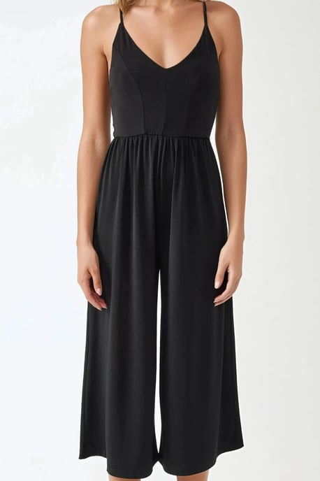 V-hals Basis Jumpsuit - Image 4