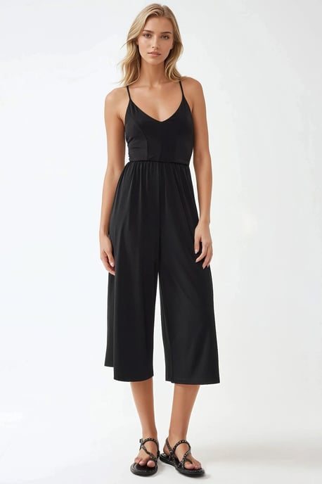V-hals Basis Jumpsuit - Image 6