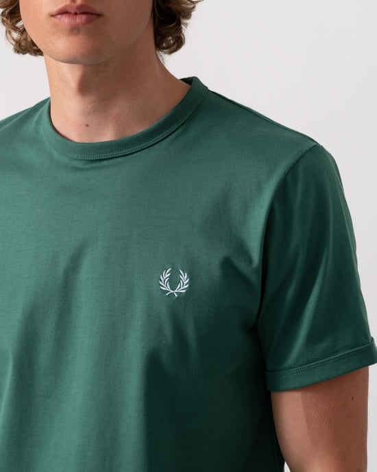 T-Shirt in Dark Green - Image 3