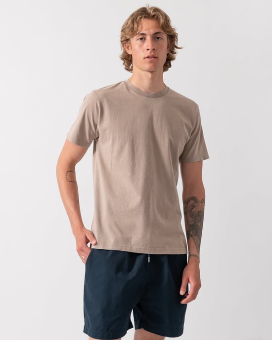 Classic T-Shirt in Tan - Image 1