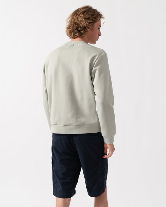 Crewneck Sweatshirt in Light Grey - Image 2