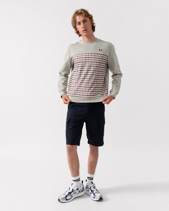 Crewneck Sweatshirt in Light Grey - Image 3