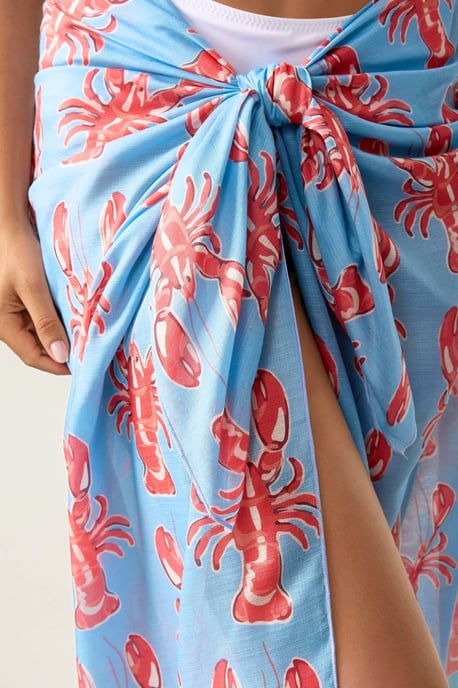 Lange Bedrukte Strandcover-up - Image 5
