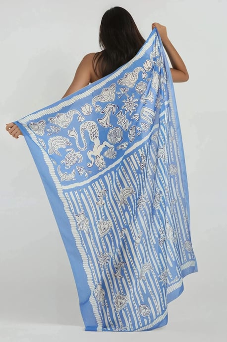Geprinte Strand Maxi Cover-Up - Image 5
