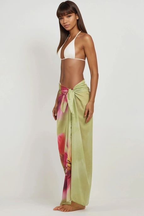 Bedrukte Strand Maxi Cover-Up - Image 5