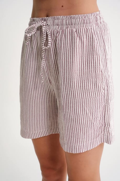 Hoge Taille Gestreepte Wijde Broekshorts - Image 5