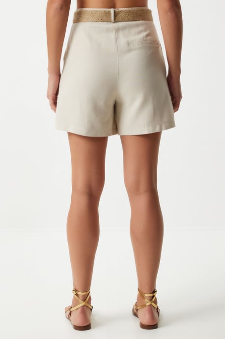 Högmidjade Vida Ben Bomullsshorts - Image 5
