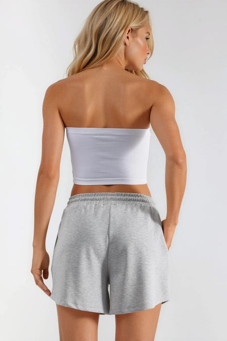 Elastische Taille Modal Shorts met Zakken - Image 4