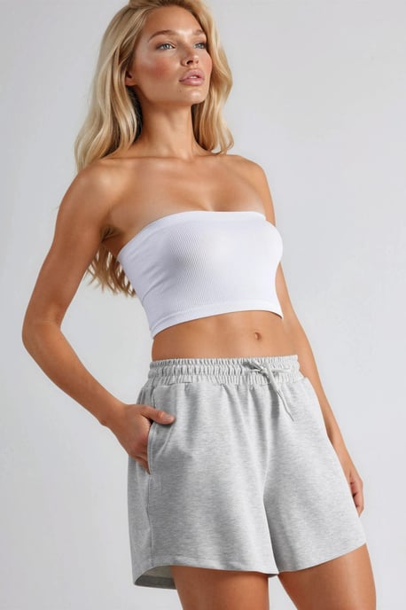 Elastische Taille Modal Shorts met Zakken - Image 6