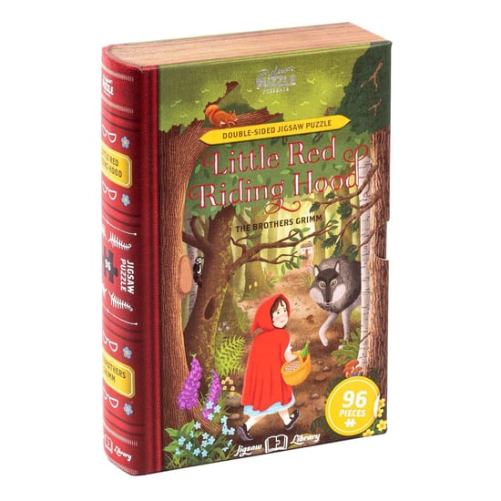 Accessories Professor Puzzle Little Red Riding Hood 96 Pieces Double Sided Jigsaw Puzzle in Multi - Image 1