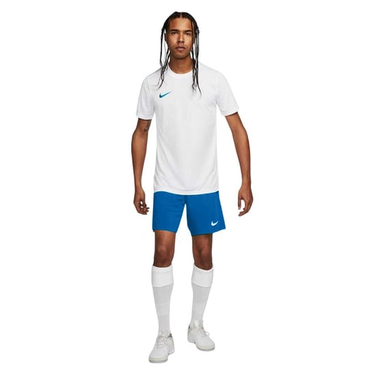 Nike Heren Dry Park VII trui met korte mouwen (Wit/blauw) - Image 4