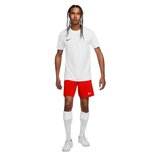 Nike Heren Dry Park VII trui met korte mouwen (Wit, Rood) - Image 5