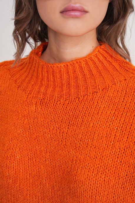 Relaxed Fit Crew Neck Dikke Gebreide Trui - Image 4