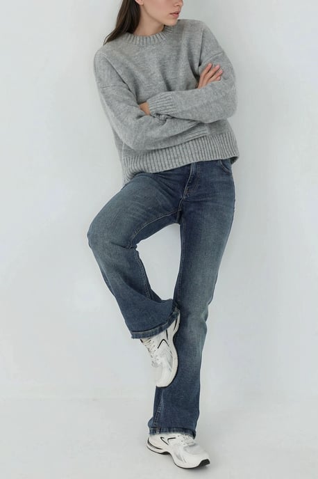 Tjock Crew Neck Extra Mjuk Touch Tröja - Image 5