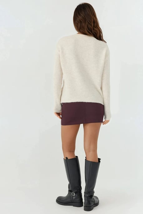 Thick Knit Crew Neck Sweater - Image 5