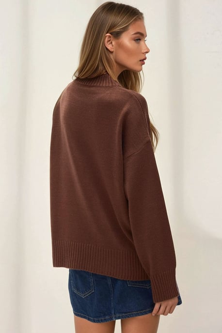 Crew Neck Cozy Sweater - Image 5