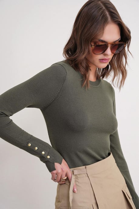 Crew Neck Gebreide Trui - Image 5