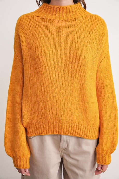 Ontspannen Pas Crew Neck Dikke Brei Trui - Image 5