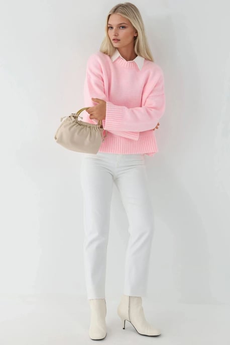 Tjock Crew Neck Extra Mjuk Touch Tröja - Image 3