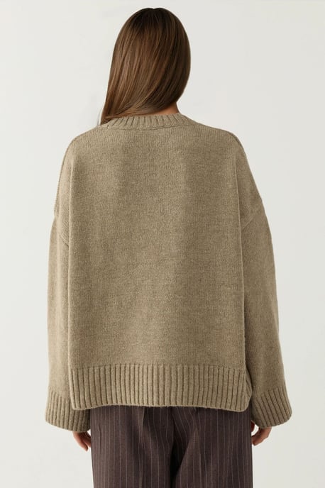 Tjock Crew Neck Extra Mjuk Touch Tröja - Image 3
