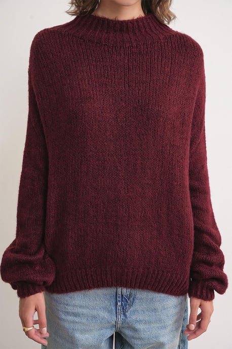 Relaxed Fit Crew Neck Dikke Gebreide Trui - Image 5