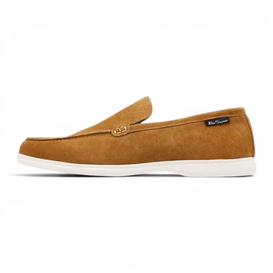 Ben Sherman mäns solbrända mocka läder loafer skor - Amarillo - Image 4