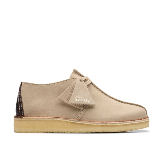 Clarks Originals Desert Trek Suède Heren Beige Veterschoenen - Image 2