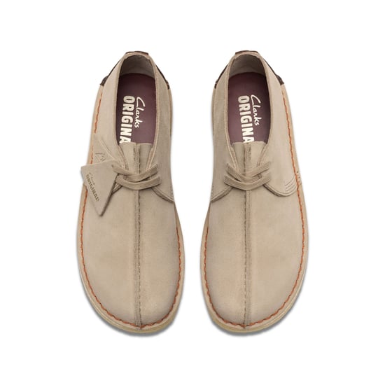 Clarks Originals Desert Trek Suède Heren Beige Veterschoenen - Image 5