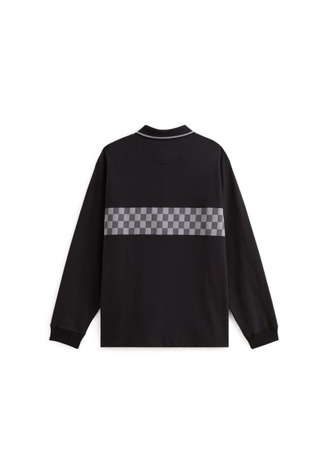 Medford Checkerboard Long Sleeves Polo - Image 2