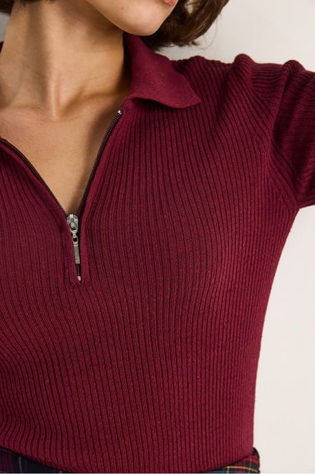 Sweater met Ritskraag - Image 5