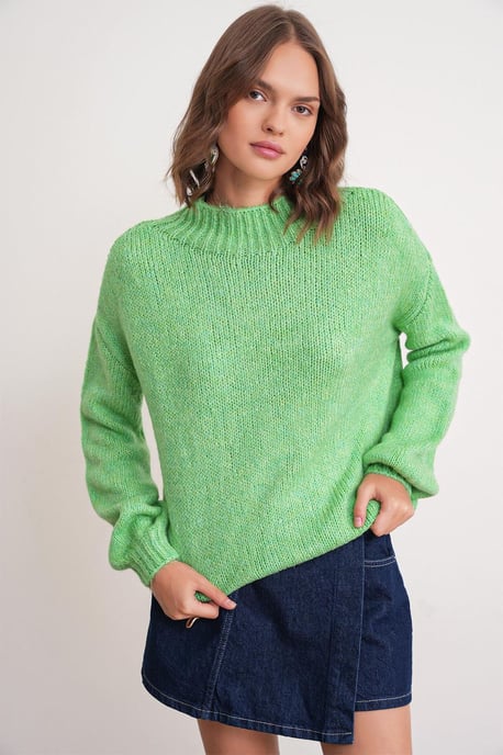Ontspannen Pas Crewneck Dikke Gebreide Trui - Image 3
