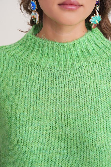 Ontspannen Pas Crewneck Dikke Gebreide Trui - Image 6