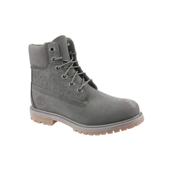 Timberland Womens/Ladies 6 In Premium Leather Hiking Boots (Grey) - Image 1