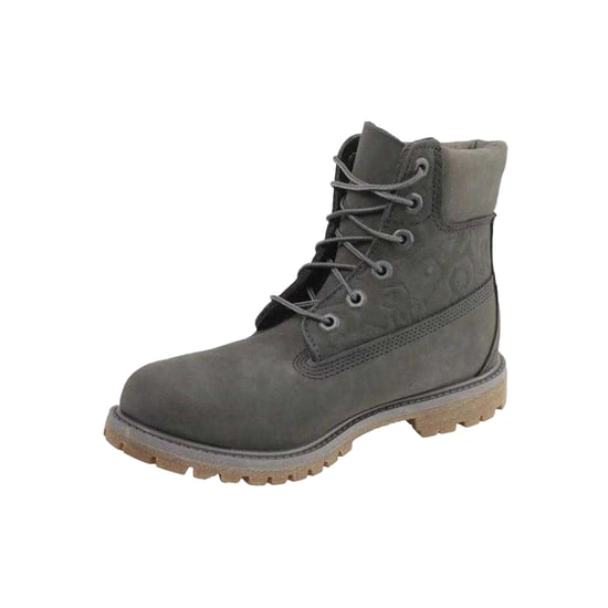 Timberland Womens/Ladies 6 In Premium Leather Hiking Boots (Grey) - Image 2