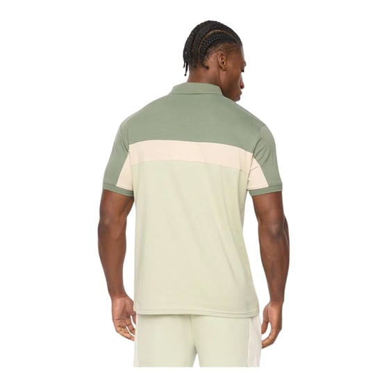 Crosshatch Mens Castlebay Polo Shirt (Light Olive) - Image 2