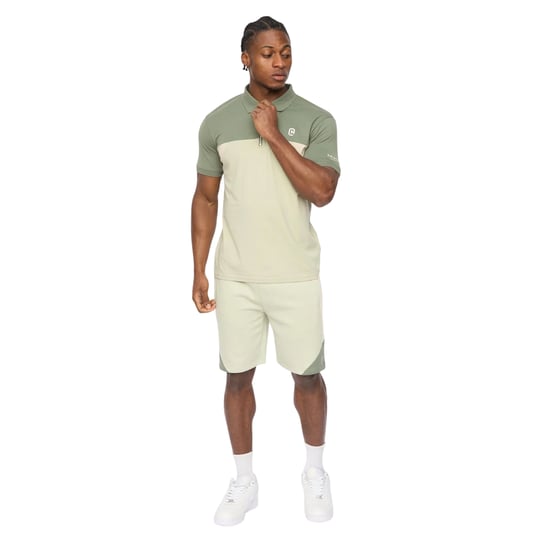Crosshatch Mens Castlebay Polo Shirt (Light Olive) - Image 4