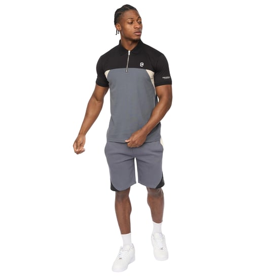 Crosshatch Mens Castlebay Polo Shirt (Slate) - Image 3