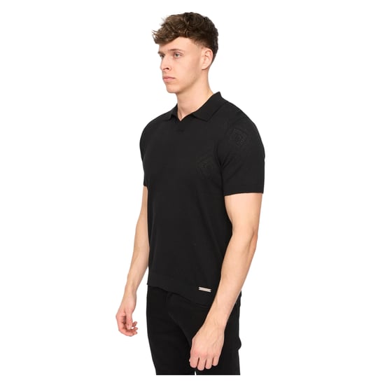 Duck and Cover Heren Dedham Poloshirt (Zwart) - Image 3