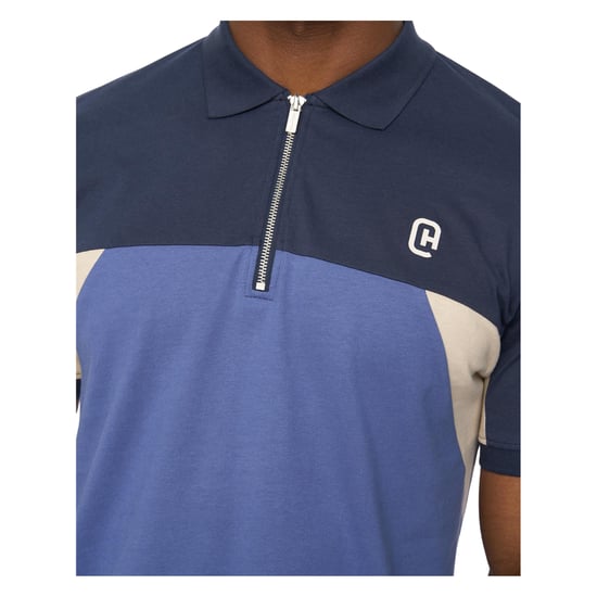 Crosshatch Mens Castlebay Polo Shirt (Blue) - Image 3