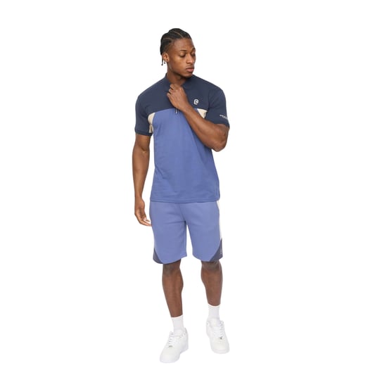 Crosshatch Mens Castlebay Polo Shirt (Blue) - Image 4