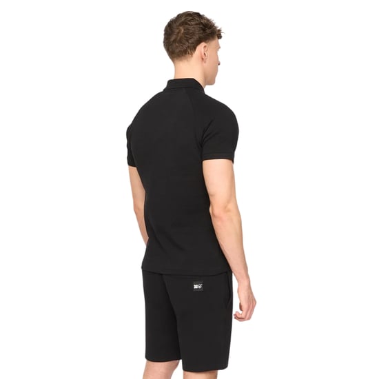 Duck and Cover Heren Topfield Polo Shirt (Zwart) - Image 2