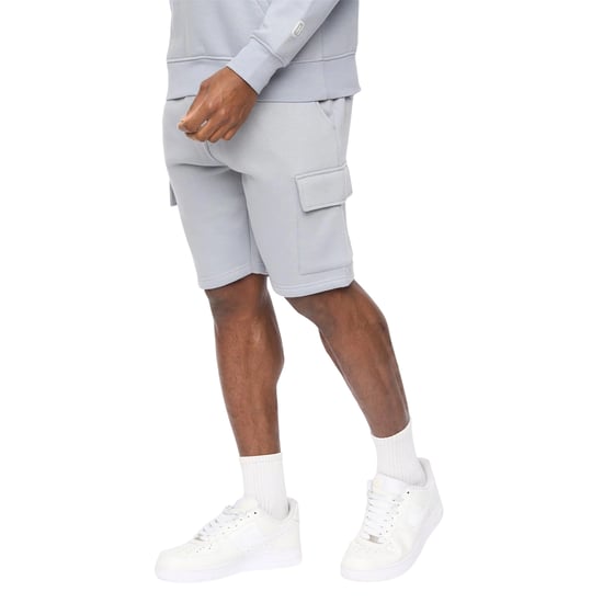 Crosshatch Heren Bardon Cargo Shorts (Staalblauw) - Image 3
