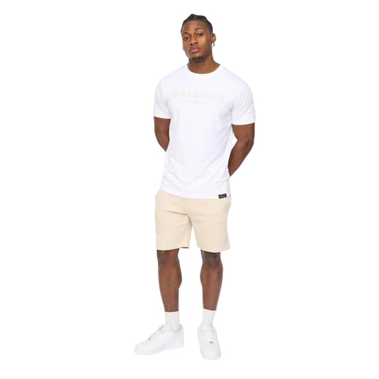 Crosshatch Heren Bardon Casual Shorts (Licht Steen) - Image 4