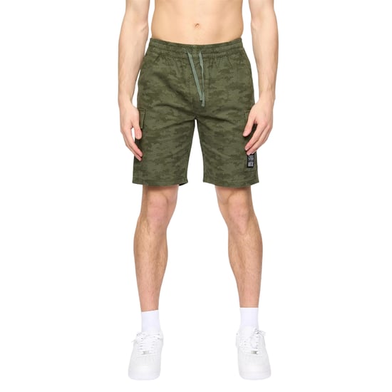 Crosshatch Heren Janscore Elastische Taille Cargo Korte Broek (Diepe olijf) - Image 1