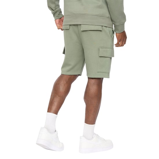 Crosshatch Heren Bardon Cargo Shorts (Olijf) - Image 2